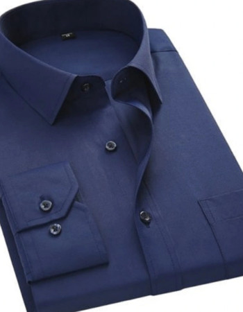 Fabio Cassani Uzun Kol Klasik Dakron Gömlek - Lacivert